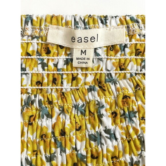 Easel Mixed Print Halter Maxi Dress Sz M Floral Patchwork Boho Hippie Festival - Picture 14 of 15